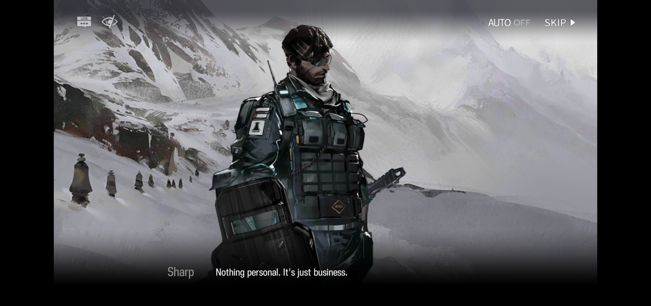 Nothing personal. It's just business.